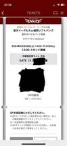 4月6日（土）楽天イーグルス vsソフトバンク　楽天モバイルパーク宮城　外野指定ライト　大人1枚・子供1枚　最前列　通路側_画像2