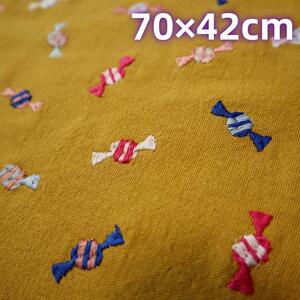 S21 вышивка ткань хлопок linen сладости - рисунок - gire145.×42.