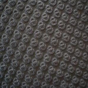 J54A 厚手 ジャガード織り生地 花柄 幾何学柄 ブラック 165×50cmの画像3