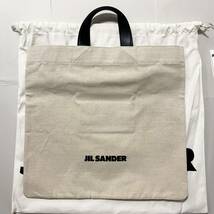 新品未使用！送料込み★Jil Sander★ナチュラルコットン スクエアトート_画像3