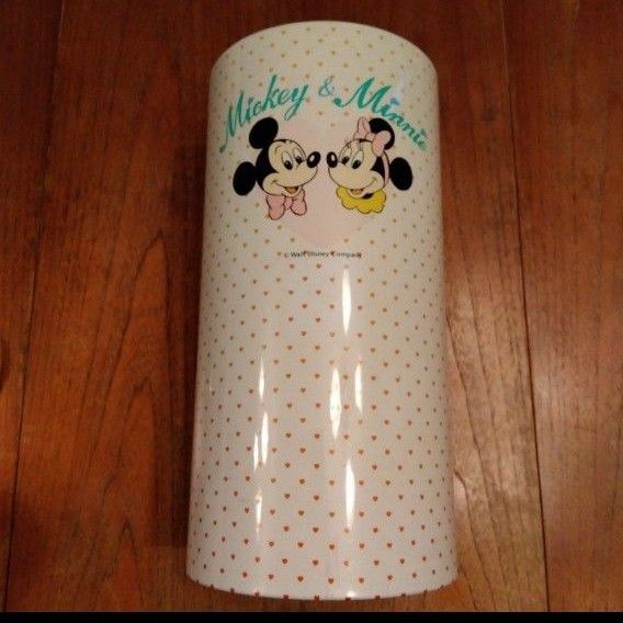 ビンテージ レトロ ディズニー ミッキー ミニー ゴミ箱 昭和レトロ ダストボックス