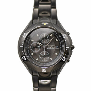 GSX ジーエスエックス BOLLARD ボラード クロノグラフ GSX905BBK クォーツ オールブラック メンズ 紳士用 男性用 腕時計 未使用品