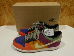 NIKE DUNK PRM LOW VIOTEC SP　クレイジー　レインボー　US9.5　27.5cm JORDAN SUPREME STUSSY