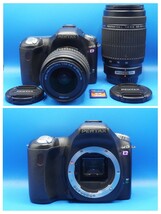 ペンタックス デジタル一眼レフカメラ PENTAX ＊ist DL2,レンズ2本(SMC PENTAX-DA L 18-55mm F3.5-5.6 AL,55-300mm F4-5.8 ED)動作確認済_画像1