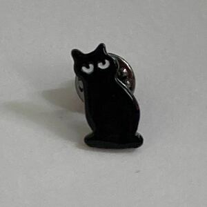 新品 黒猫のブローチ　ミニブローチ　ピンバッジ　ピンブローチ　動物　アニマル 猫 cat かわいい おしゃれ　ねこ