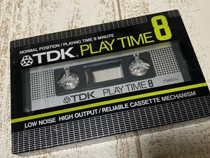 未開封　TDK PLAY TIME 8 ノーマルポジション　カセットテープ　