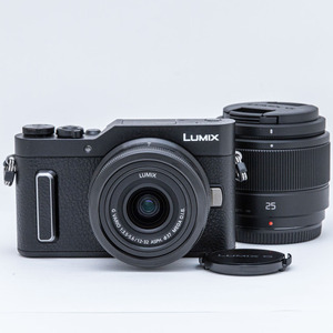 Panasonic LUMIX GF10W ダブルレンズキット ブラック　【管理番号007654】