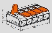 WFR-5L 5個　ワンタッチコネクター WAGO ワゴジャパン 新品 送料込み　C014_画像5