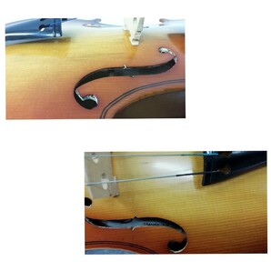 現状品 Bestler ベスラー バイオリン Shanghai China 弓 ハードケース付 ヴァイオリン 弦楽器 音楽 器材 練習 初心者 の画像6