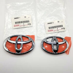 新品未使用 トヨタ純正 86 フロント・リア エンブレム セット ハチロク BRZ JDM Toyota ZN6 Front Rear Emblem Set NEW GENUINE