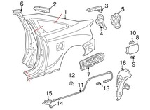 新品未使用 トヨタ純正 ZZT230 ZZT231 セリカ 給油口 カバー フューエル タンク TOYOTA Genuine CELICA Fuel Gas Tank Lid Assembly JDM_画像3