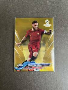 Topps Chrome soccer 2018 DANIELE DE ROSSI /50