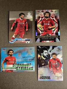 Topps soccer MOHAMAED SALAH ４枚セット