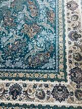 百貨店展示品 大判　最高峰約144万ノット　シルク30％ウール70%　イラン産手織り 高級ペルシャ絨毯 201×305cm　#3_画像3