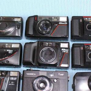 [tb85]カメラ 20台 まとめ Nikon L35 AD3 RD2 EF100 canon AF35ML Autoboy 2 3 Luna IXY G MC10 AV-1 EOS RT YASHICA T AF-D 35 cameraの画像3