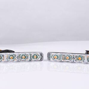 シーケンシャルウインカー 流れる ウインカー 6LED DC12V 汎用 LED デイライト の画像5