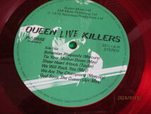 2L帯付★初回限定カラー・レコード　QUEEN LIVE KILLERS クイーン・ライヴ・キラーズ　ベスト・ライヴ２枚組！　良品・美品・試聴済_画像10