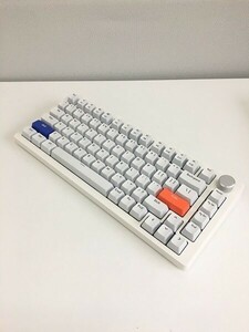 1円スタート DrunkDeer メカニカルキーボード ゲーミング 82キー テンキーレス RGBライト 有線接続 ラピッドトリガー ホワイト A06072