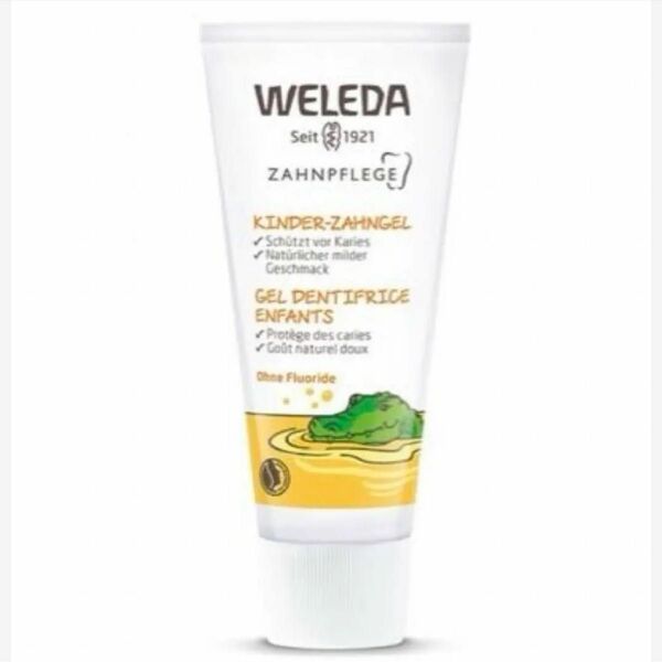 新品・未開封☆WELEDA ヴェレダ☆歯磨き粉　はみがき　子供用　1本☆オーガニック　ヴィーガン　はみがきこ　ハーブ