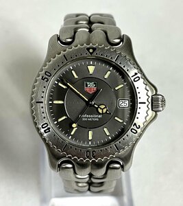 ▽TAG Heuer タグホイヤー プロフェッショナル 200M WG1213-K0 文字盤：グレー系　ジャンク▽011150