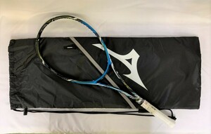 ▽未使用 ミズノ MIZUNO ソフトテニスラケット DIOS 10-C 63JTN964 (27：ソリッドブラック×ネオアクア) 00U▽001270