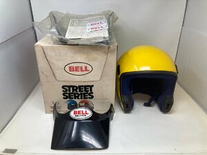 ◆BELL ベル ヘルメット イエロー MAG-4 観賞用 使用期限切れ 現状 ジャンク◆11764