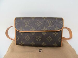 ◆LOUISVUITTON ルイヴィトン　ポシェットフロランティーヌ　M51855　ストラップ付　モノグラム　中古◆10755★