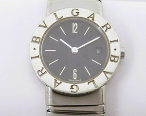 ■hawi1339-2 512 BVLGARI ブルガリ BB26 2TS クォーツ QZ 腕周り約15cm 腕時計 レディースウォッチ 電池切れ