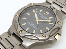 ♪hakt1443-3 144 SEIKO セイコー ALBA アルバ EPSILON イプシロン QZ クォーツ V701-1Z20 腕周り約17cm 腕時計 メンズウォッチ 稼働_画像3