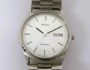 ■hawi1337-1 515 SEIKO セイコー Chronos クロノス 5H23-7D40 クォーツ QZ デイデイト 腕周り約15.5cm 腕時計 メンズウォッチ 稼働