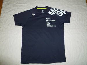 USED Descente T-shirt Move sport DMMPJA51 S navy 