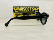 ★MOSCOT★モスコット★レムトッシュ★サングラス★LEMTOSH★伊達眼鏡 黒縁 定番カラー ボストン グラデーションレンズ 未使用 美品_画像4