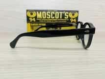 ★MOSCOT★モスコット★レムトッシュ★メガネフレーム★LEMTOSH★伊達眼鏡★黒縁★ボストン 未使用 美品_画像4