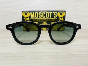 ★MOSCOT★モスコット★レムトッシュ★サングラス★LEMTOSH★伊達眼鏡★黒縁★ボストン グラデーションレンズ 未使用 美品