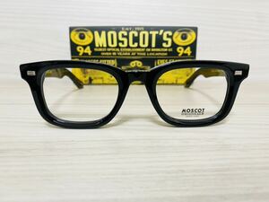 ★MOSCOT★モスコット★メガネフレーム★KLUTZ★伊達眼鏡 スクエア ウェリントン 黒縁 人気カラー 未使用 美品