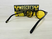 ★MOSCOT★モスコット★サングラス★MILTZEN★伊達眼鏡 ラウンド ウェリントン 黒縁 カラーレンズ 未使用 美品_画像5