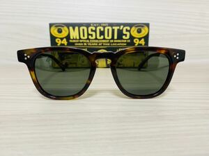 ★MOSCOT★モスコット★サングラス★DUDEL★伊達眼鏡 スクエア ウェリントン 鼈甲柄 未使用 美品