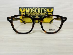 MOSCOT モスコット★ノーズパッド付きレムトッシュ★メガネフレーム★LEMTOSH★伊達眼鏡 ボストン 未使用 美品