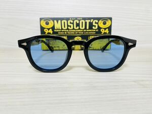 MOSCOT モスコット★レムトッシュ★カラーレンズサングラス★LEMTOSH★伊達眼鏡 黒縁 ボストン 未使用 美品