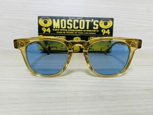 ★MOSCOT★モスコット★サングラス★DUDEL★伊達眼鏡 スクエア ウェリントン カラーレンズ 未使用 美品