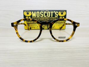 MOSCOT モスコット★ミルゼン★メガネフレーム★MILTZEN★伊達眼鏡 鼈甲柄 ラウンド ボストン 未使用 美品