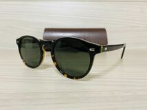 OLIVER PEOPLES オリバーピープルズ サングラス OV5217S 1178P1★Gregory Peck Sun★未使用 美品 _画像2