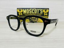 MOSCOT モスコット★ノーズパッド付きレムトッシュ★メガネフレーム★LEMTOSH★伊達眼鏡 ブラック 人気フレーム ボストン 未使用 美品_画像2