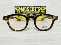 MOSCOT モスコット★レムトッシュ★メガネフレーム★LEMTOSH★伊達眼鏡 ハバナ 鼈甲柄 ボストン ウェリントン 未使用 美品_画像1