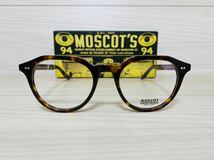 MOSCOT モスコット★メガネフレーム★KITZEL★伊達眼鏡 鼈甲柄 ウェリントン スクエア 未使用 美品_画像1