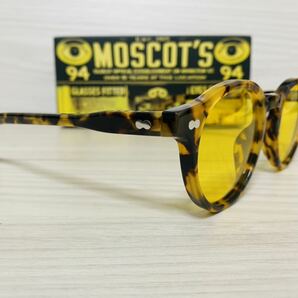 MOSCOT モスコット★ミルゼン★サングラス★MILTZEN★伊達眼鏡 鼈甲柄 ボストン オシャレ カラーレンズ 未使用 美品の画像3