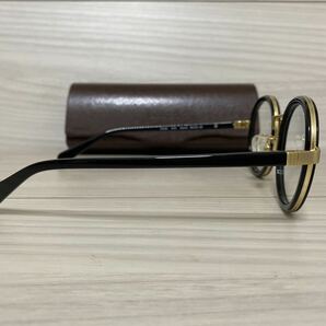 OLIVER PEOPLES オリバーピープルズ 眼鏡フレーム★OV1221 5119★ゴールド ブラック ラウンド ボストン 未使用 美品の画像4