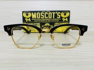 MOSCOT モスコット★メガネフレーム★TINIF★伊達眼鏡 鼈甲柄 サーモントタイプ オシャレ 未使用 美品★