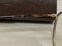 OLIVER PEOPLES オリバーピープルズ 眼鏡フレーム★OV1161TD 5121★Hartford-CV★ゴールド ボストン 鼈甲柄 未使用 美品_画像6