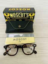 MOSCOT モスコット★レムトッシュ★メガネフレーム★LEMTOSH★伊達眼鏡 鼈甲柄 ボストン 未使用 美品_画像9